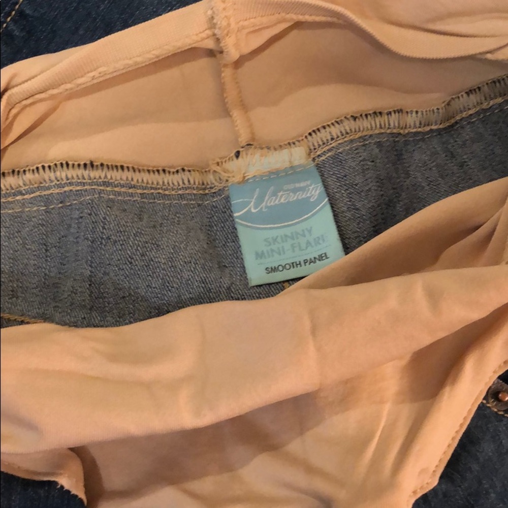 Skinny mid flare smooth panel Jean